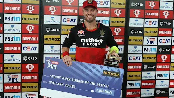 Most Man Of the match awards in IPL history AB Deviller